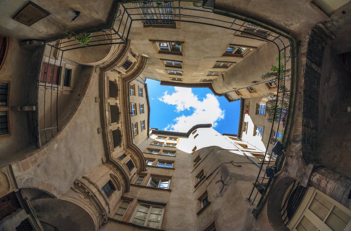 Traboule passageways in Lyon 